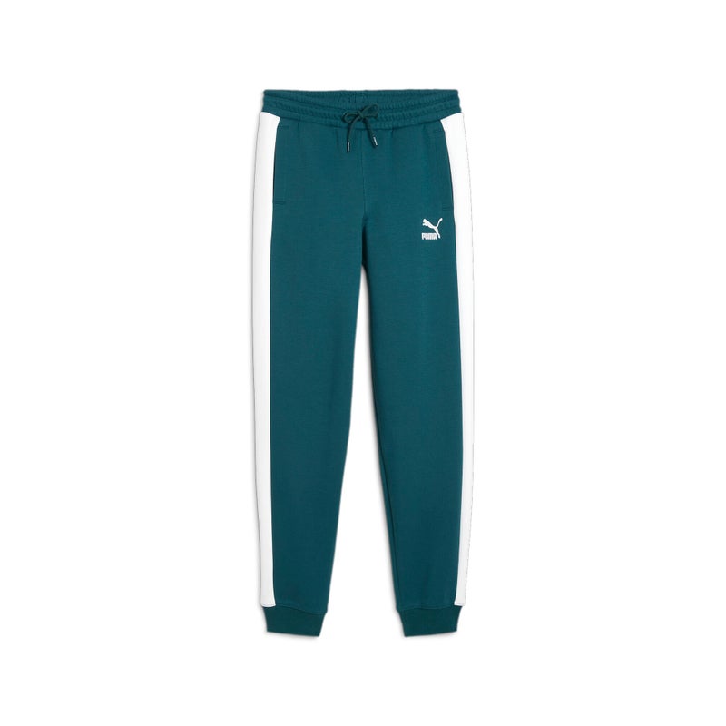 PUMA Iconic T7 Kids Boys Green Track Pants Youth - Image 4
